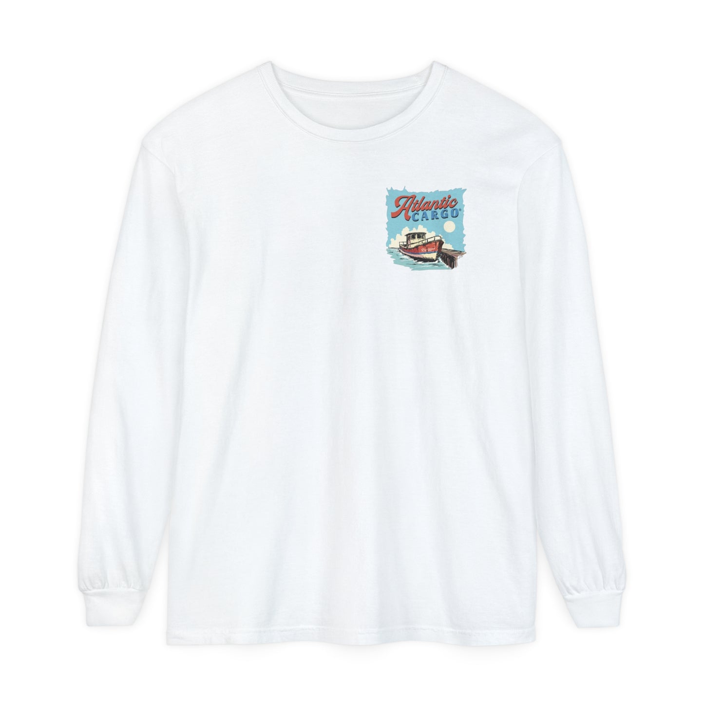 Atlantic Cargo Fishing Boat Long Sleeve Tee