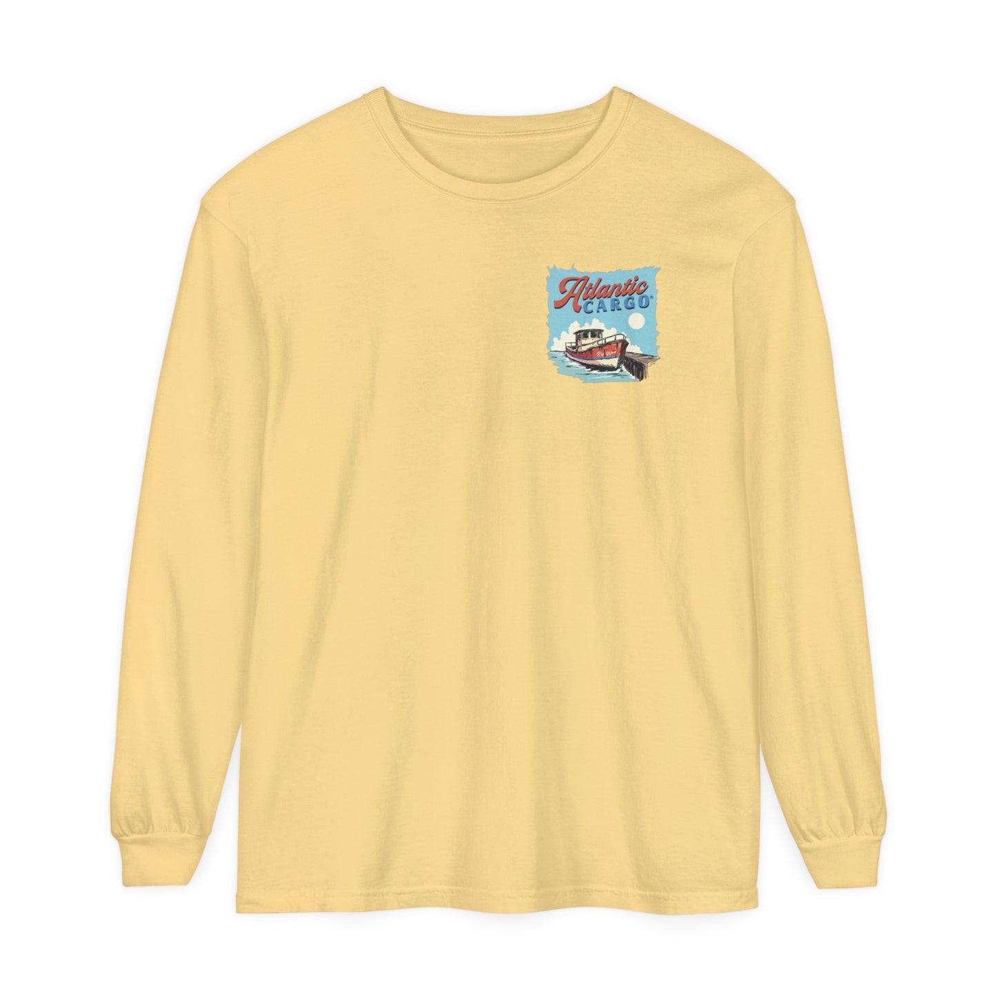 Atlantic Cargo Fishing Boat Long Sleeve Tee