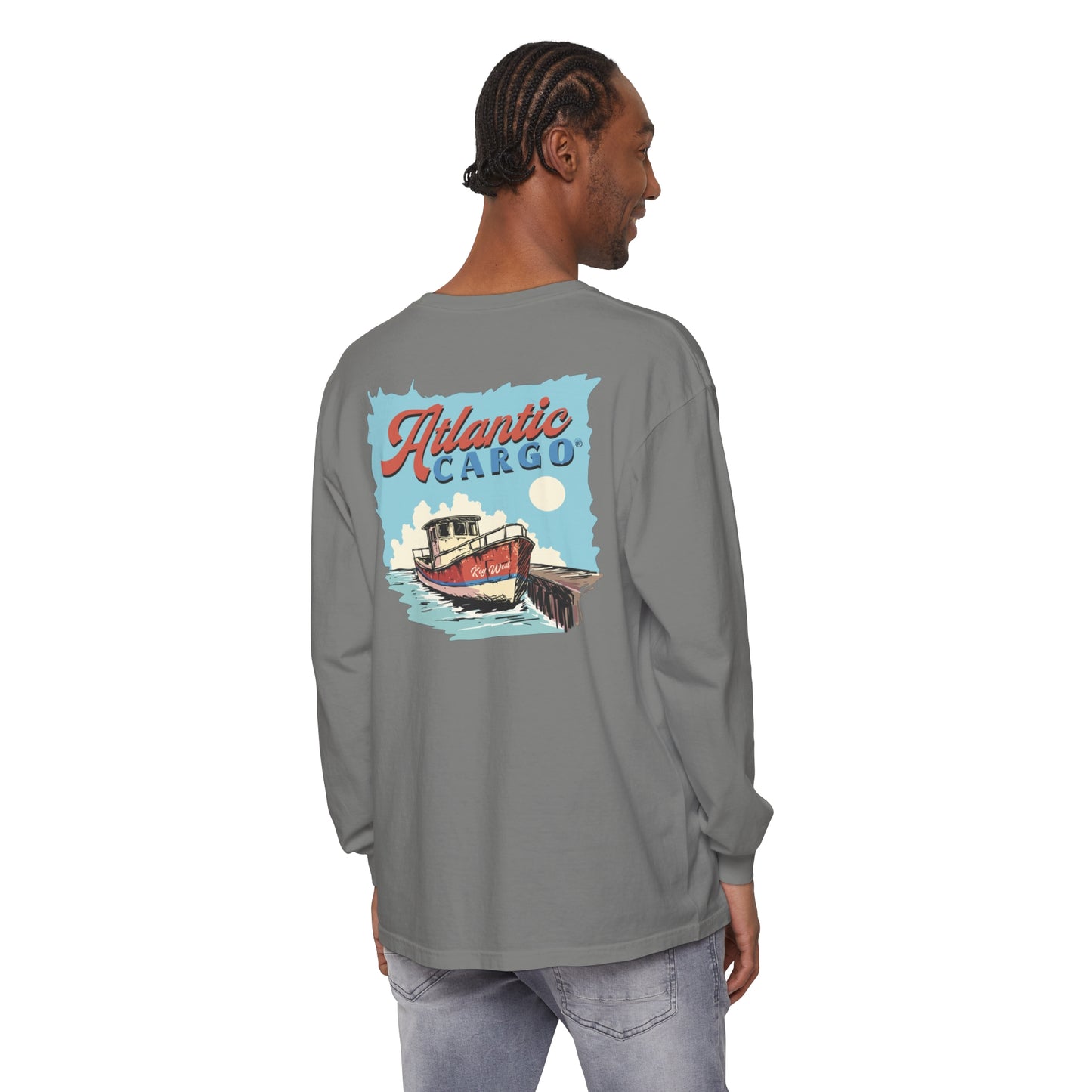 Atlantic Cargo Fishing Boat Long Sleeve Tee