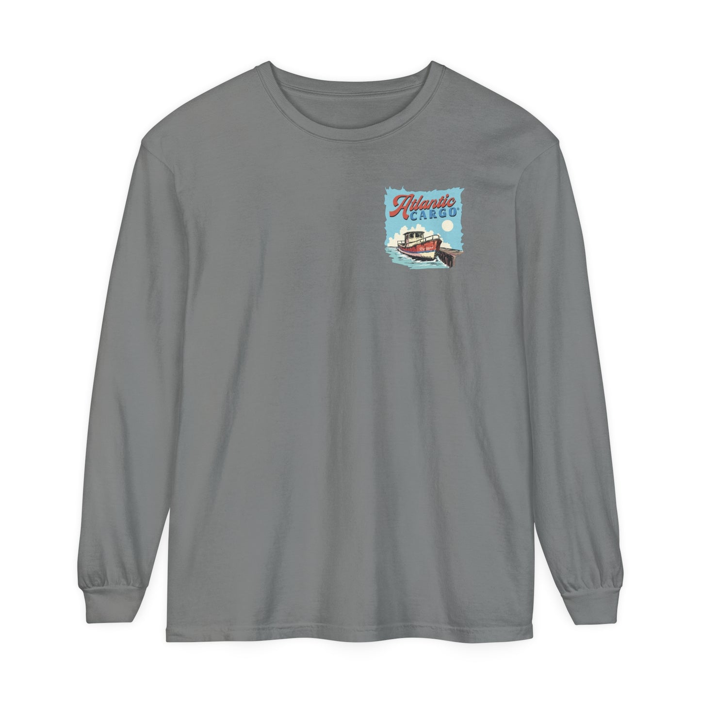 Atlantic Cargo Fishing Boat Long Sleeve Tee