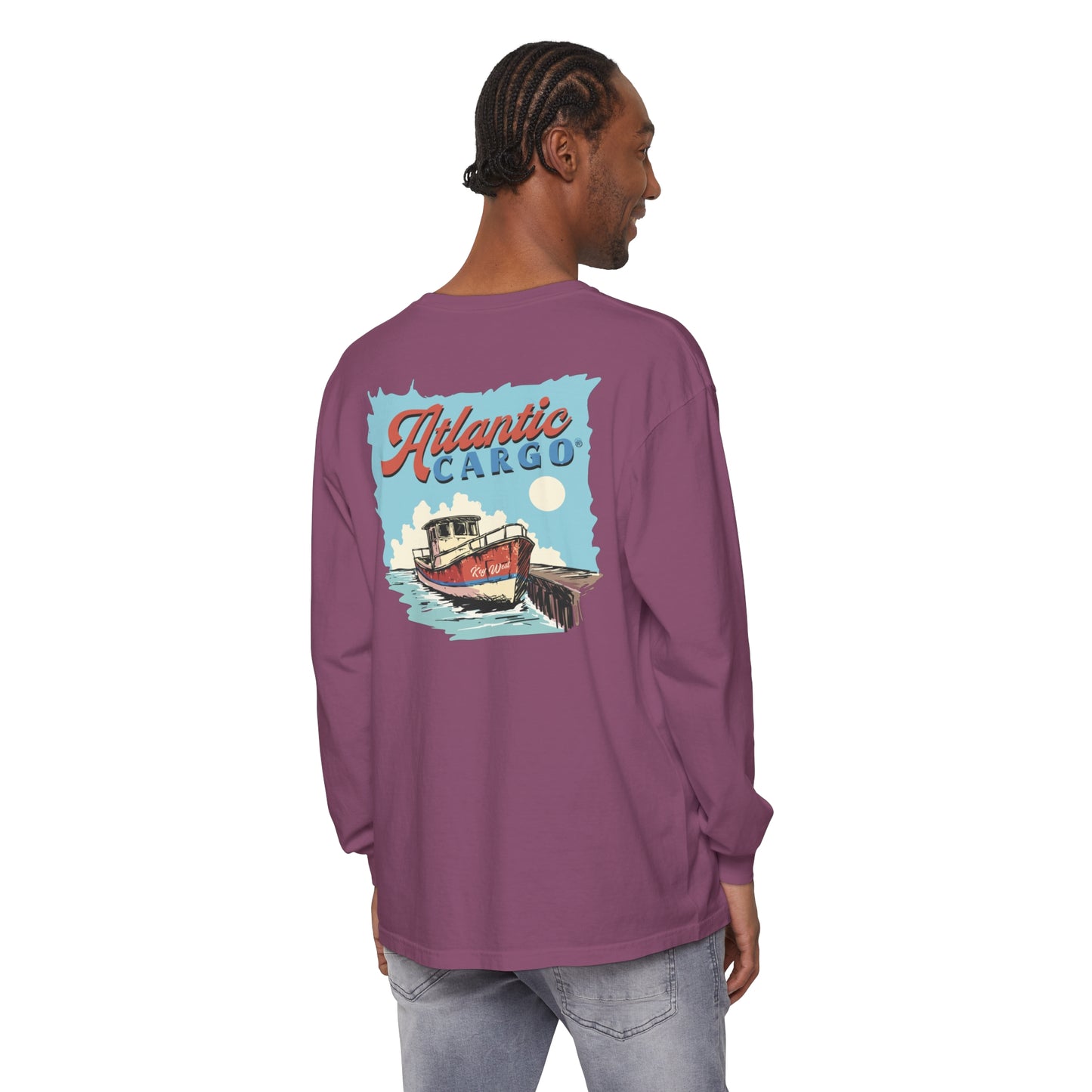 Atlantic Cargo Fishing Boat Long Sleeve Tee