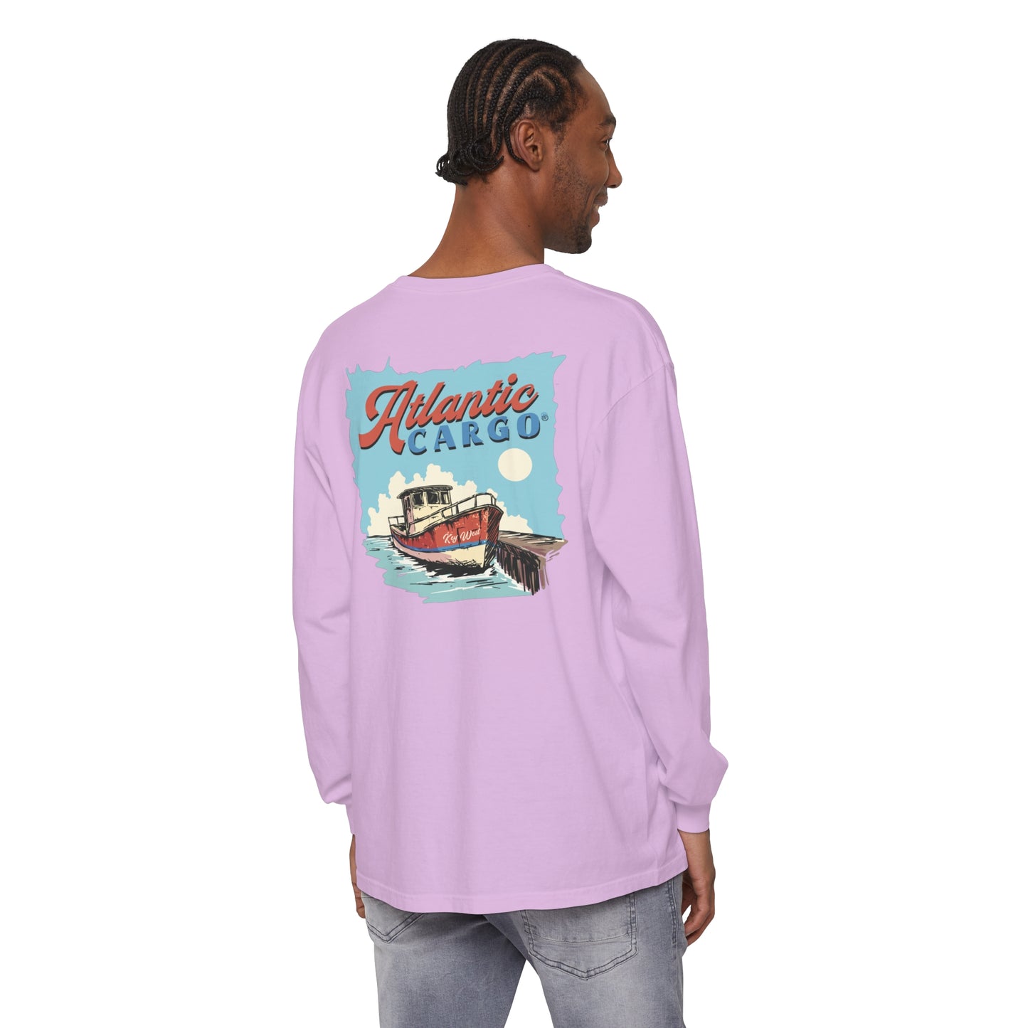 Atlantic Cargo Fishing Boat Long Sleeve Tee