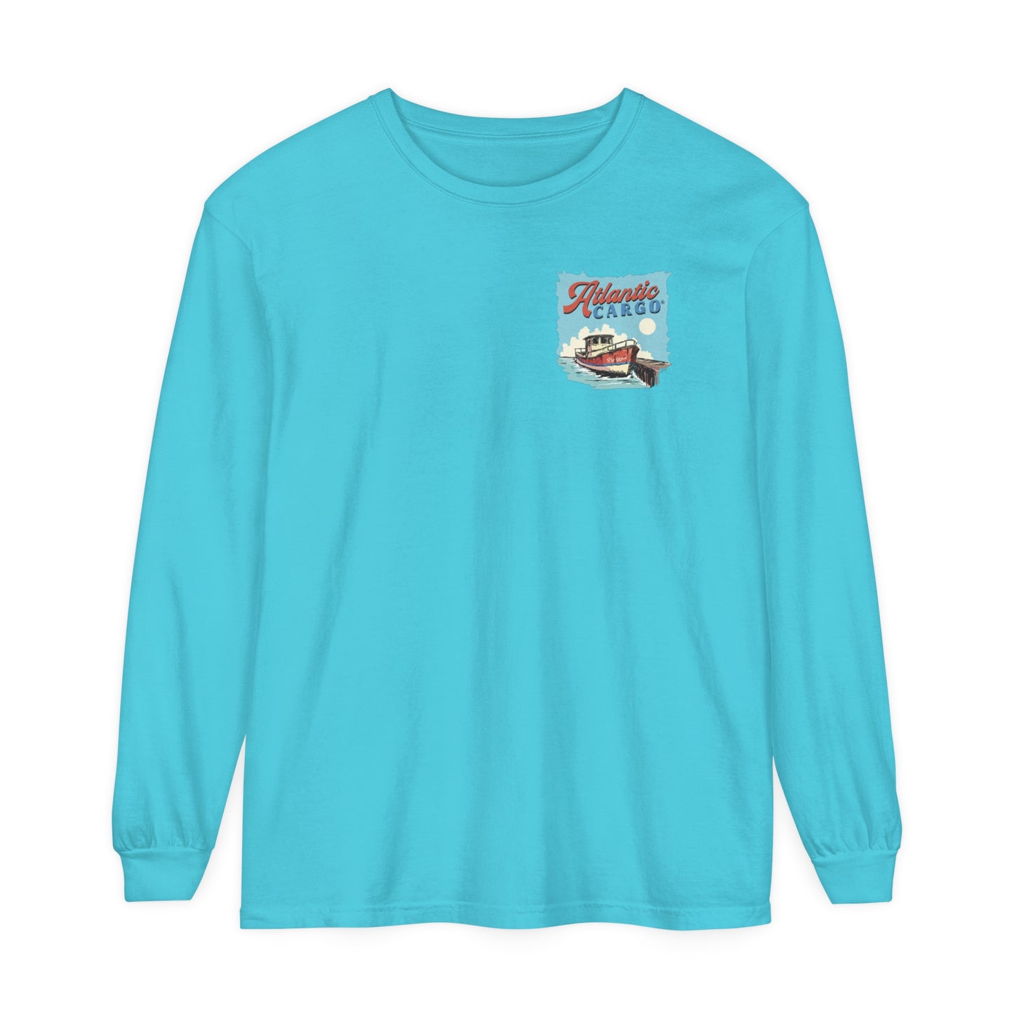 Atlantic Cargo Fishing Boat Long Sleeve Tee
