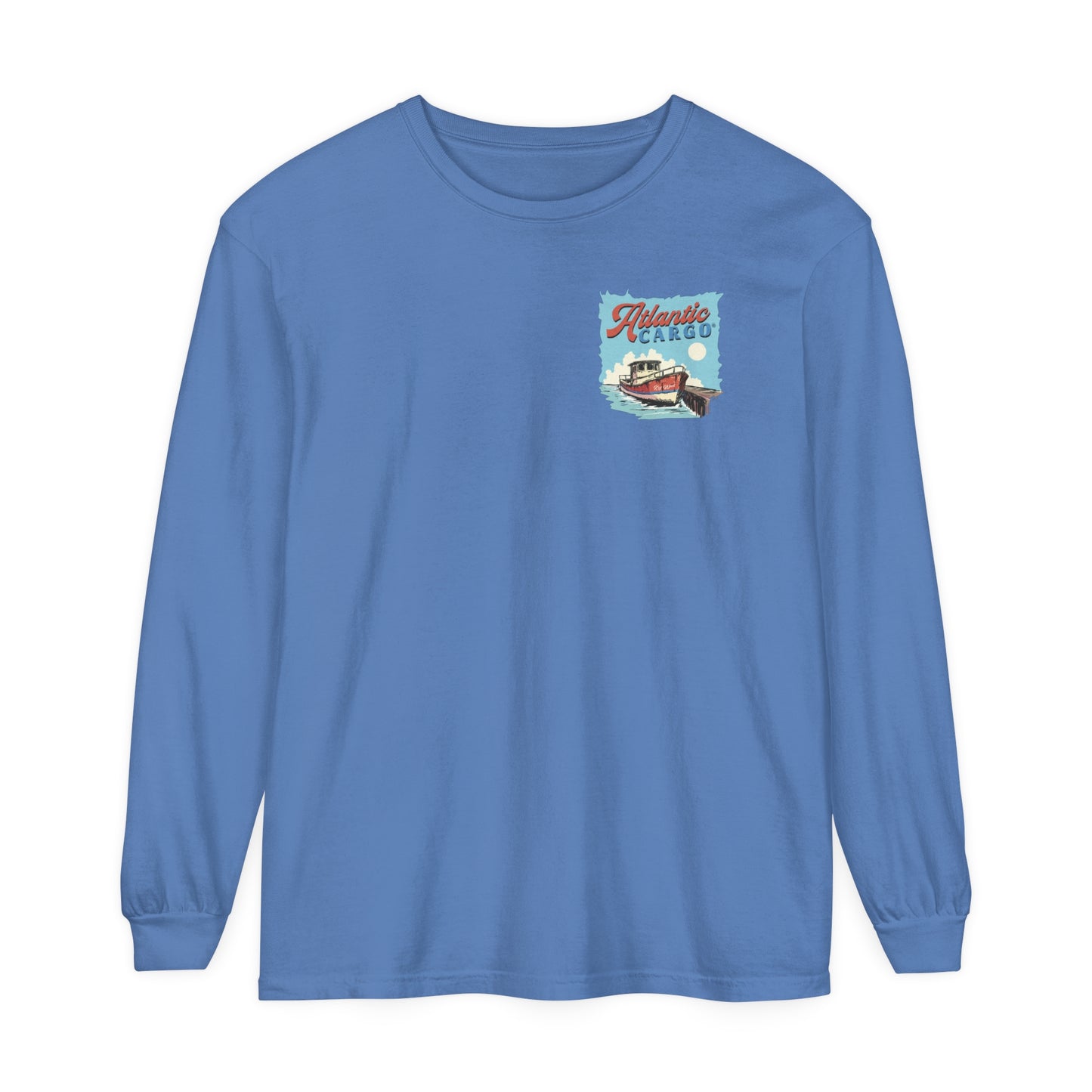Atlantic Cargo Fishing Boat Long Sleeve Tee