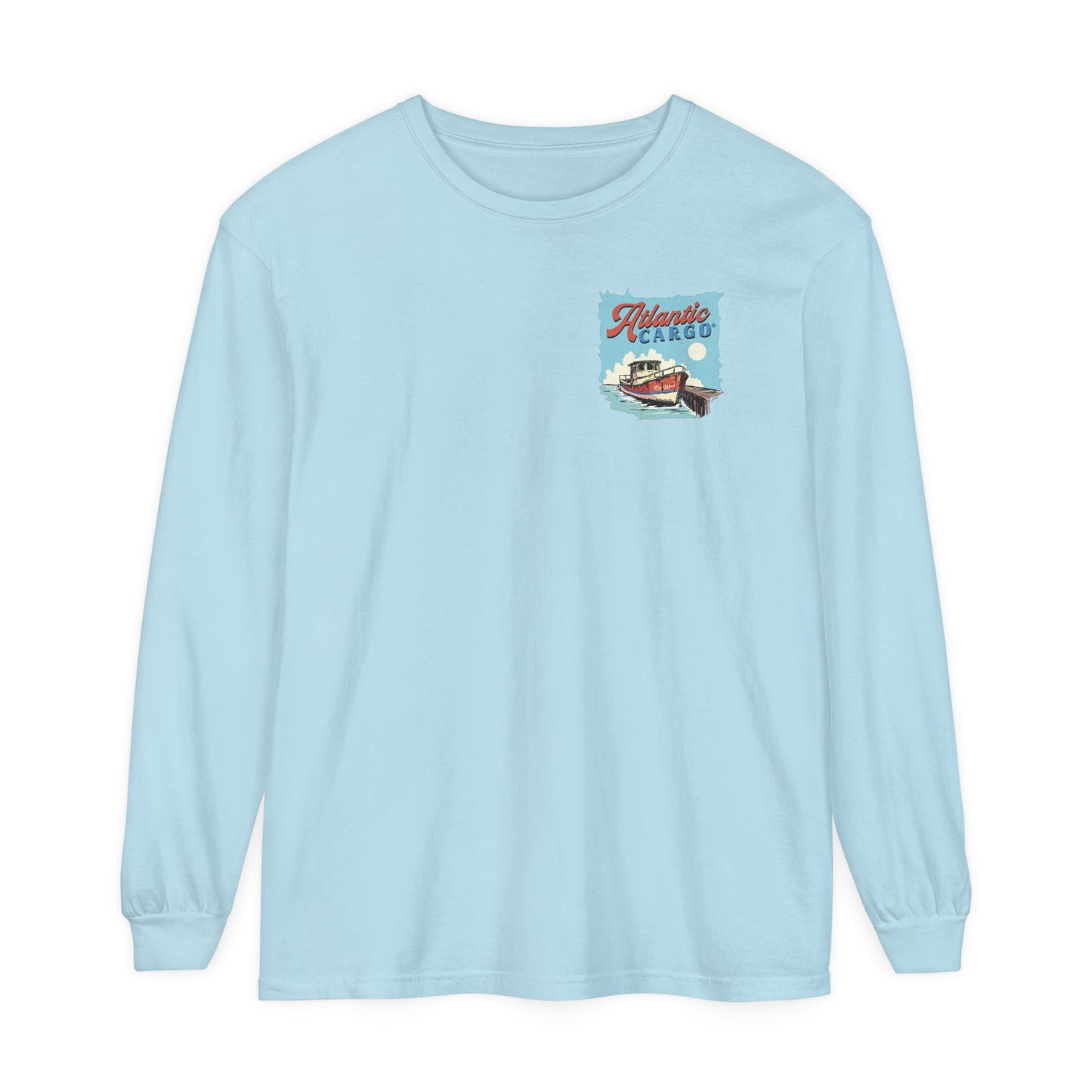 Atlantic Cargo Fishing Boat Long Sleeve Tee