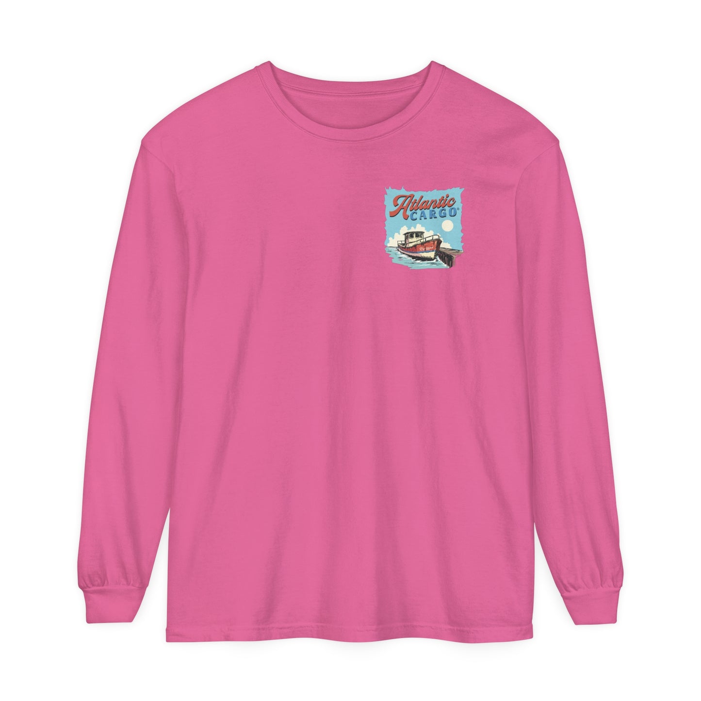 Atlantic Cargo Fishing Boat Long Sleeve Tee