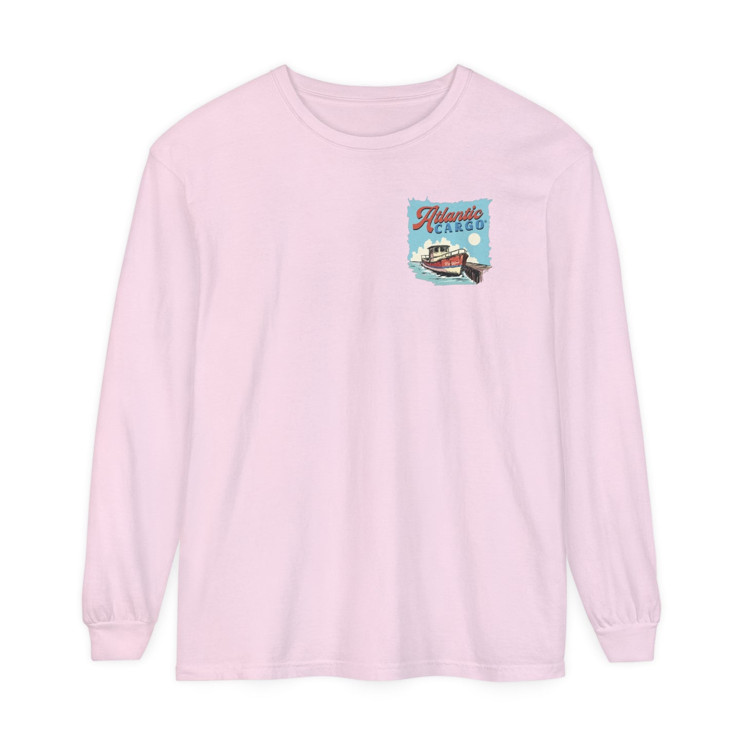 Atlantic Cargo Fishing Boat Long Sleeve Tee