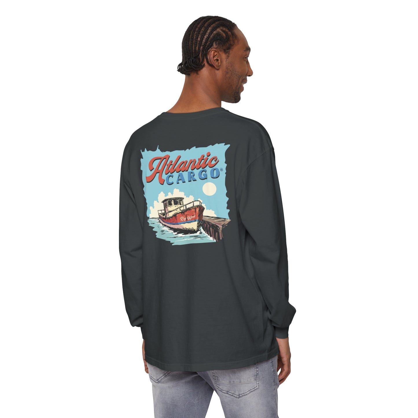 Atlantic Cargo Fishing Boat Long Sleeve Tee