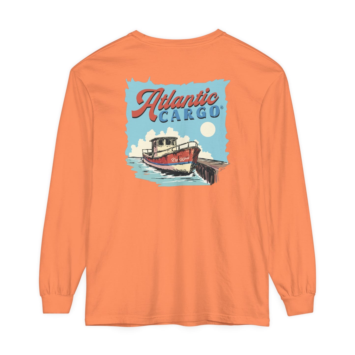Atlantic Cargo Fishing Boat Long Sleeve Tee