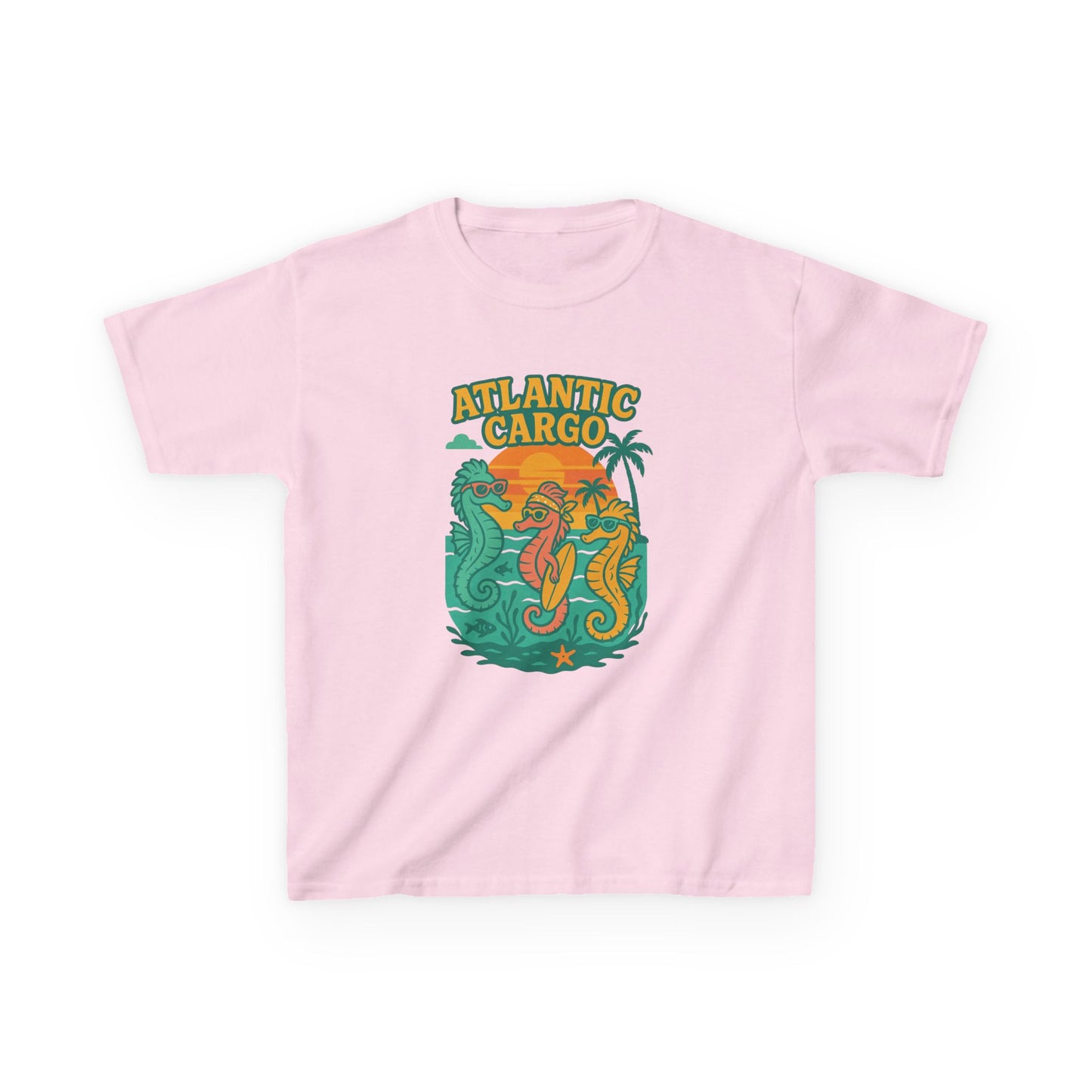 Kids T-Shirt - Atlantic Cargo Sea Horse Fun T-Shirt