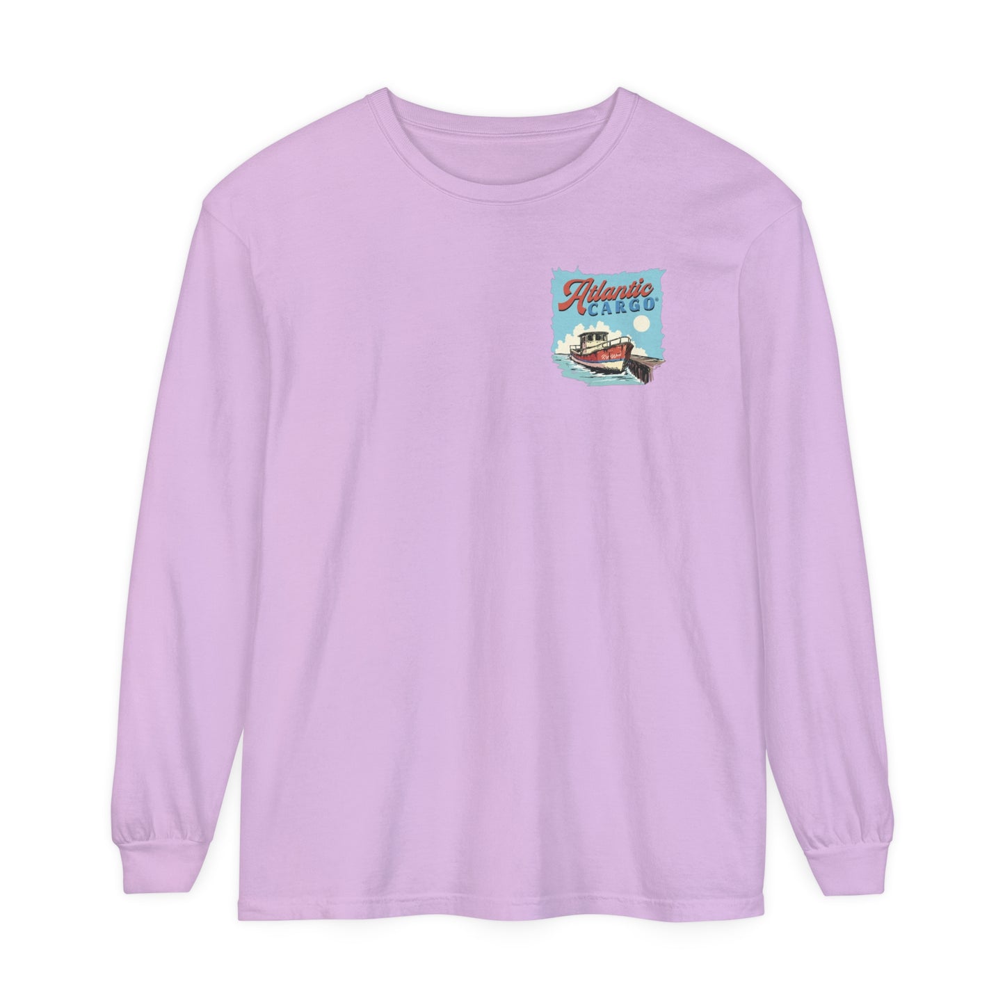 Atlantic Cargo Fishing Boat Long Sleeve Tee