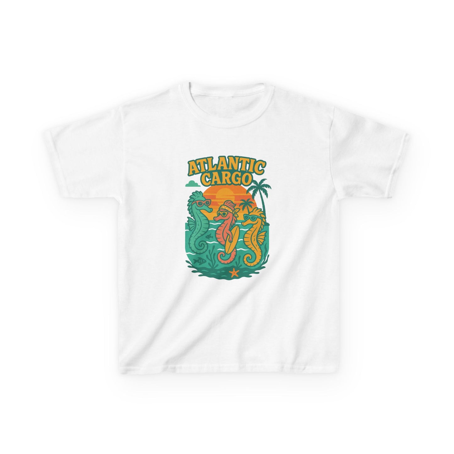 Kids T-Shirt - Atlantic Cargo Sea Horse Fun T-Shirt