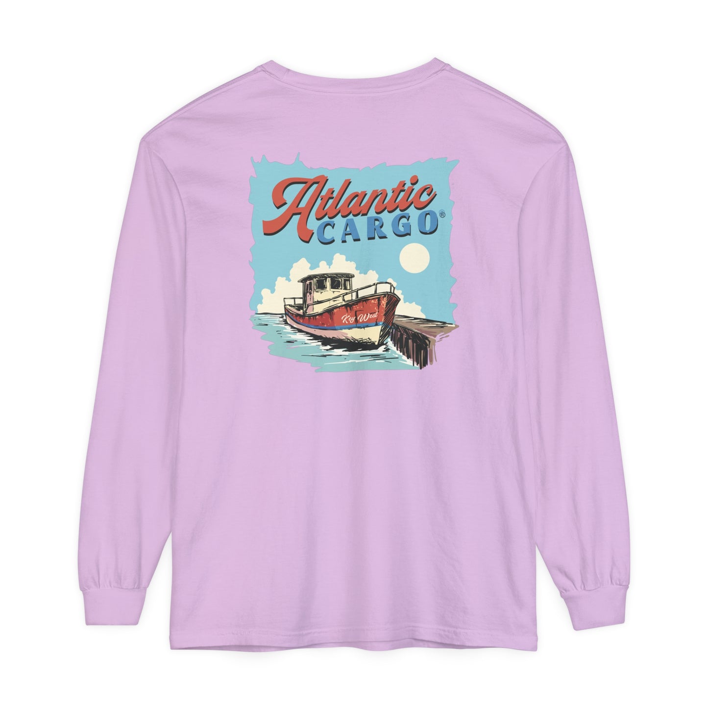 Atlantic Cargo Fishing Boat Long Sleeve Tee