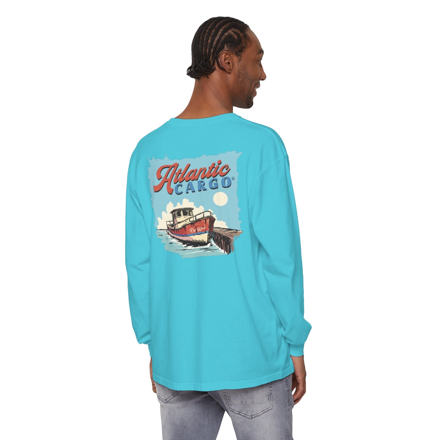 Atlantic Cargo Fishing Boat Long Sleeve Tee