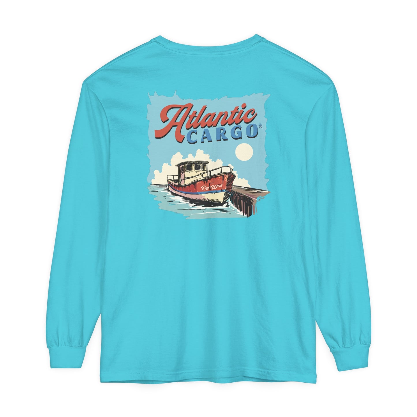 Atlantic Cargo Fishing Boat Long Sleeve Tee