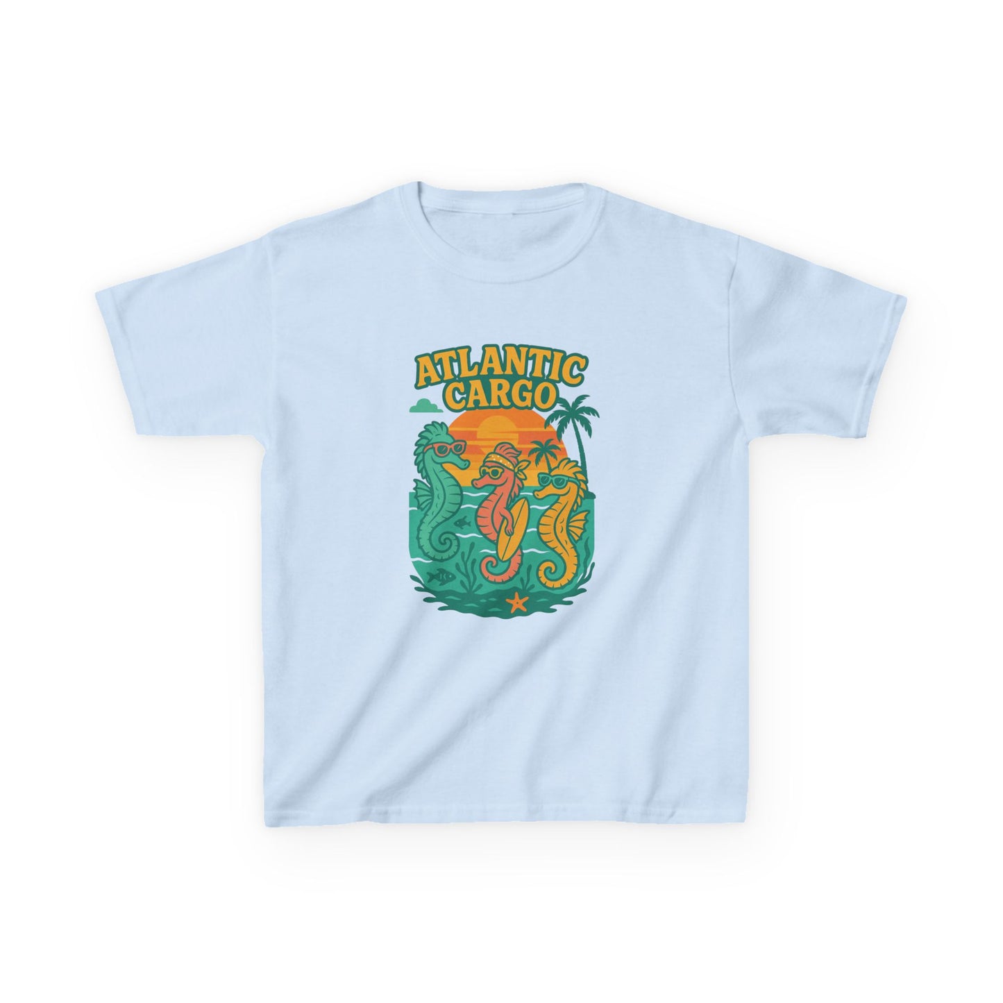 Kids T-Shirt - Atlantic Cargo Sea Horse Fun T-Shirt