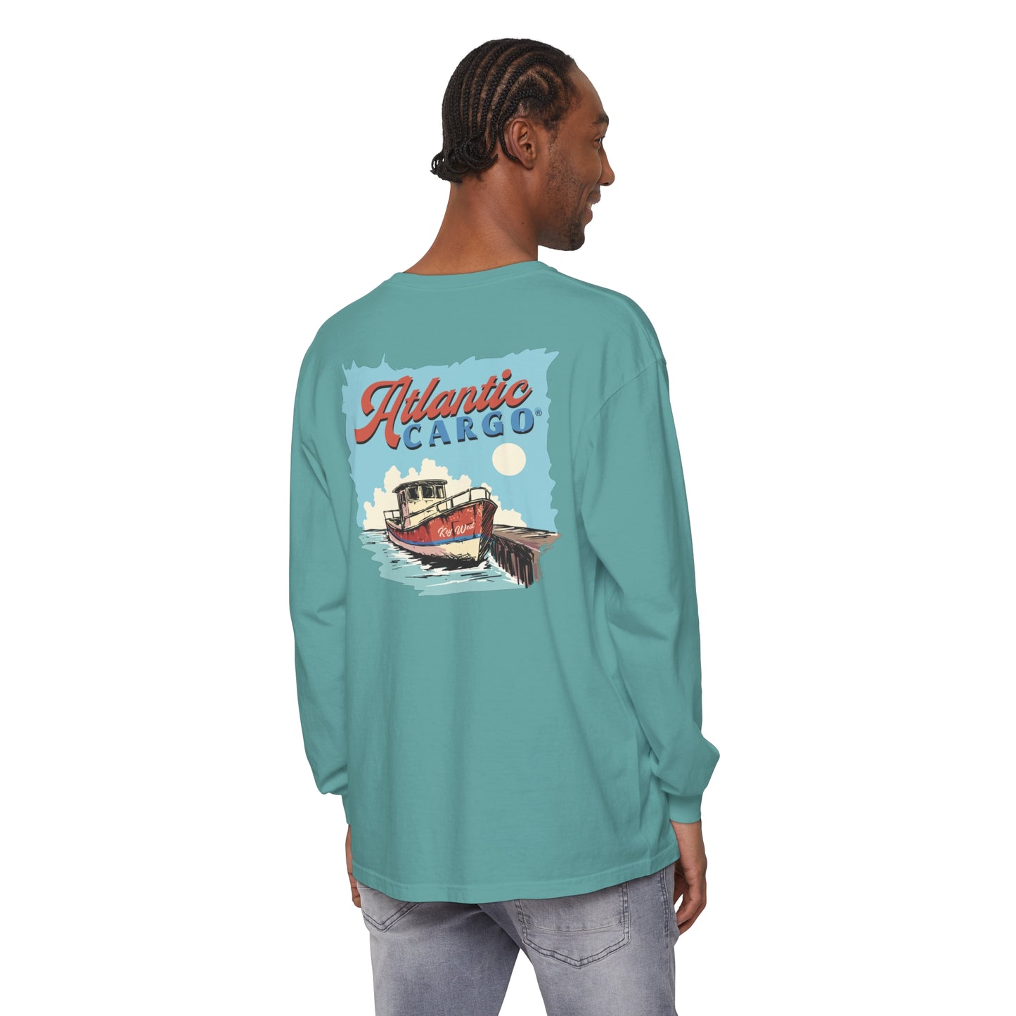 Atlantic Cargo Fishing Boat Long Sleeve Tee