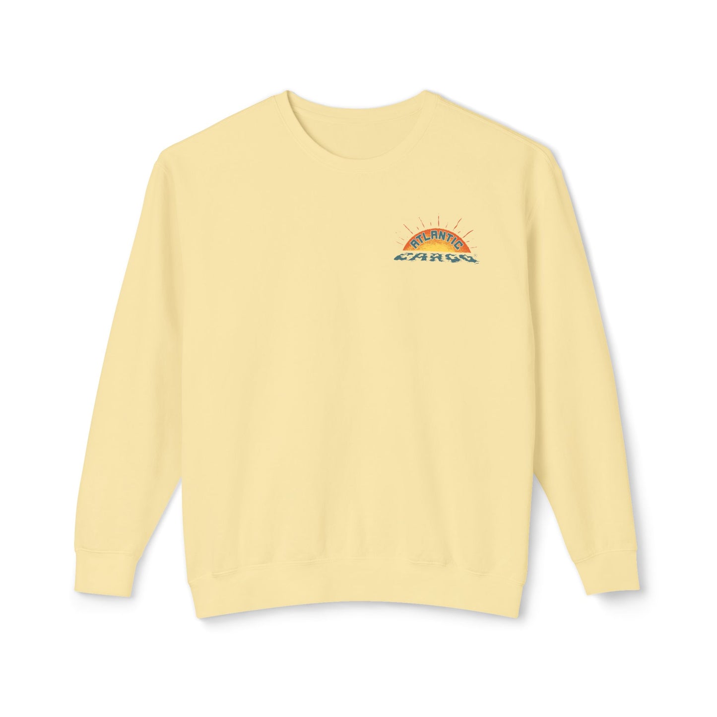 Crewneck Sweatshirt - Atlantic Cargo Coral Print