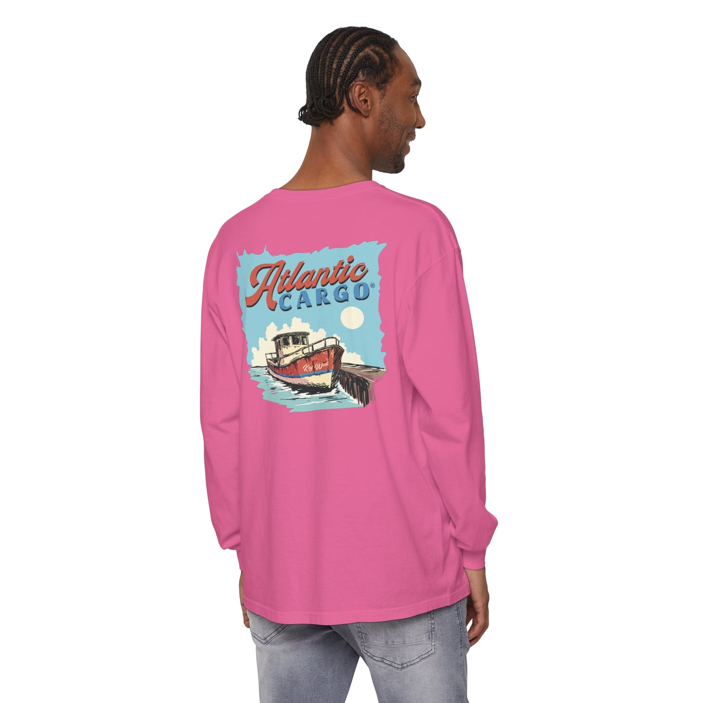 Atlantic Cargo Fishing Boat Long Sleeve Tee