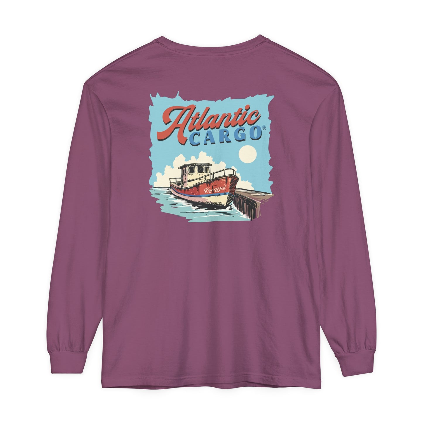 Atlantic Cargo Fishing Boat Long Sleeve Tee