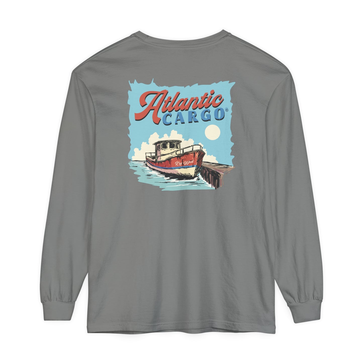 Atlantic Cargo Fishing Boat Long Sleeve Tee