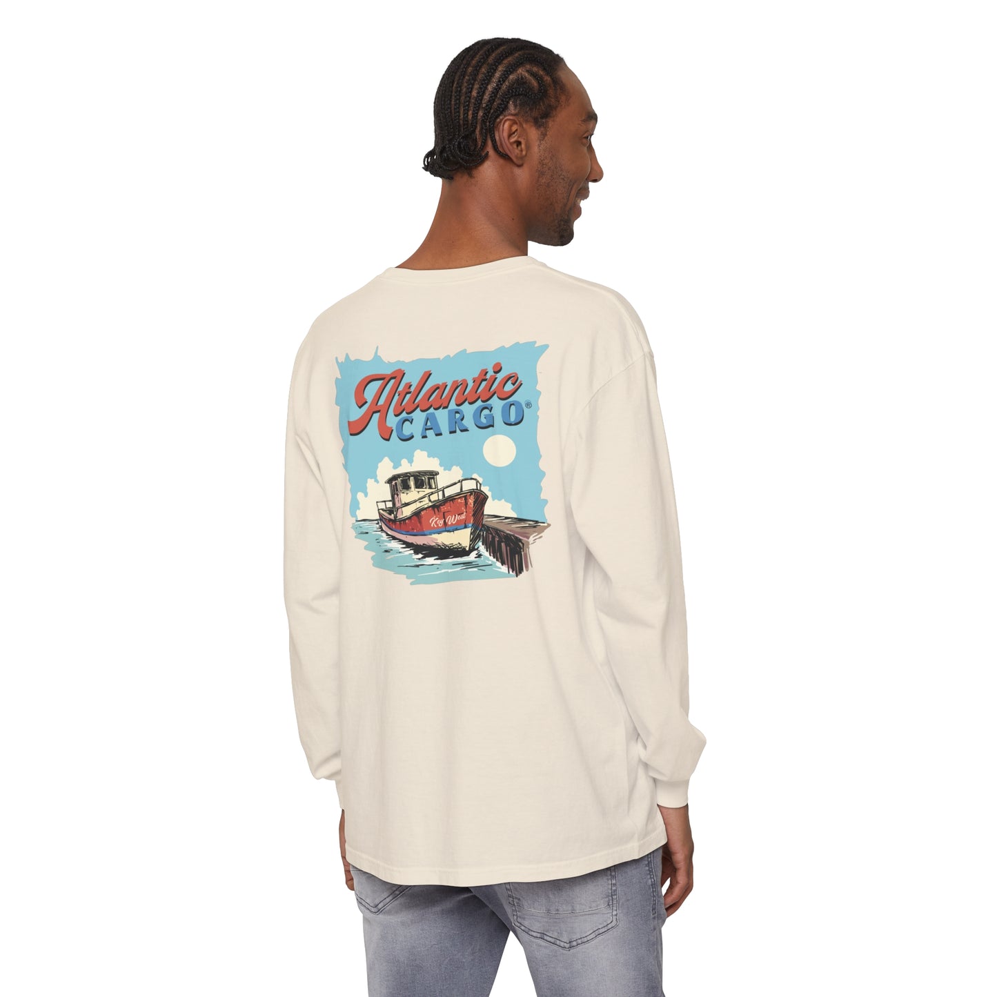 Atlantic Cargo Fishing Boat Long Sleeve Tee
