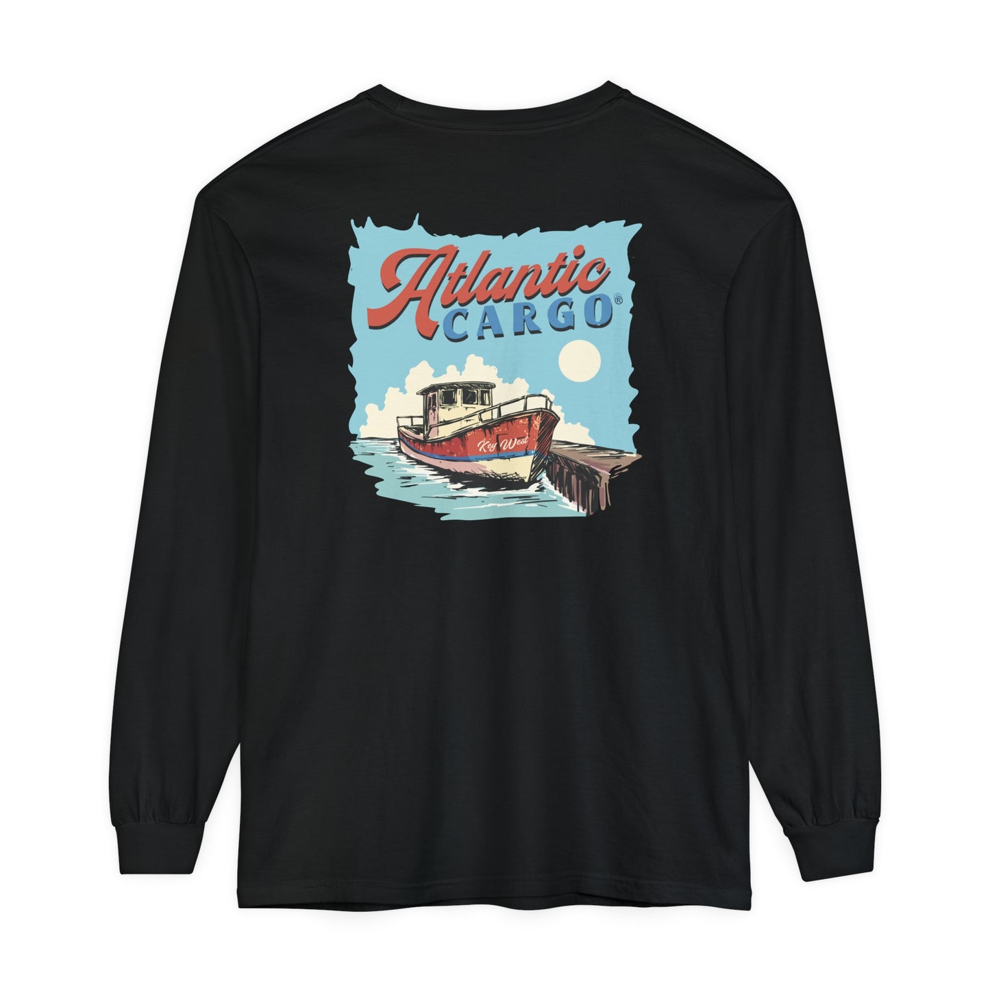 Atlantic Cargo Fishing Boat Long Sleeve Tee
