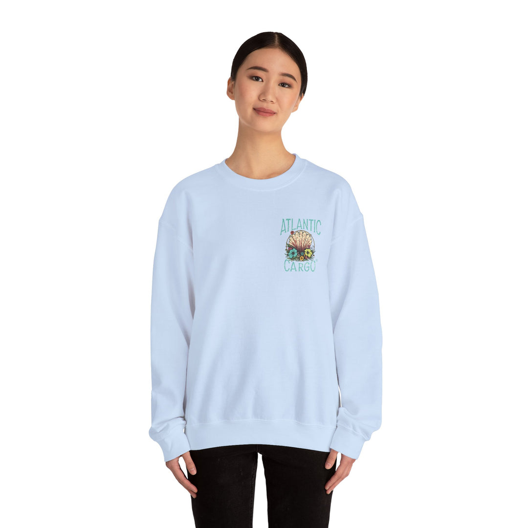 Atlantic Cargo Seashell Crewneck Sweatshirt