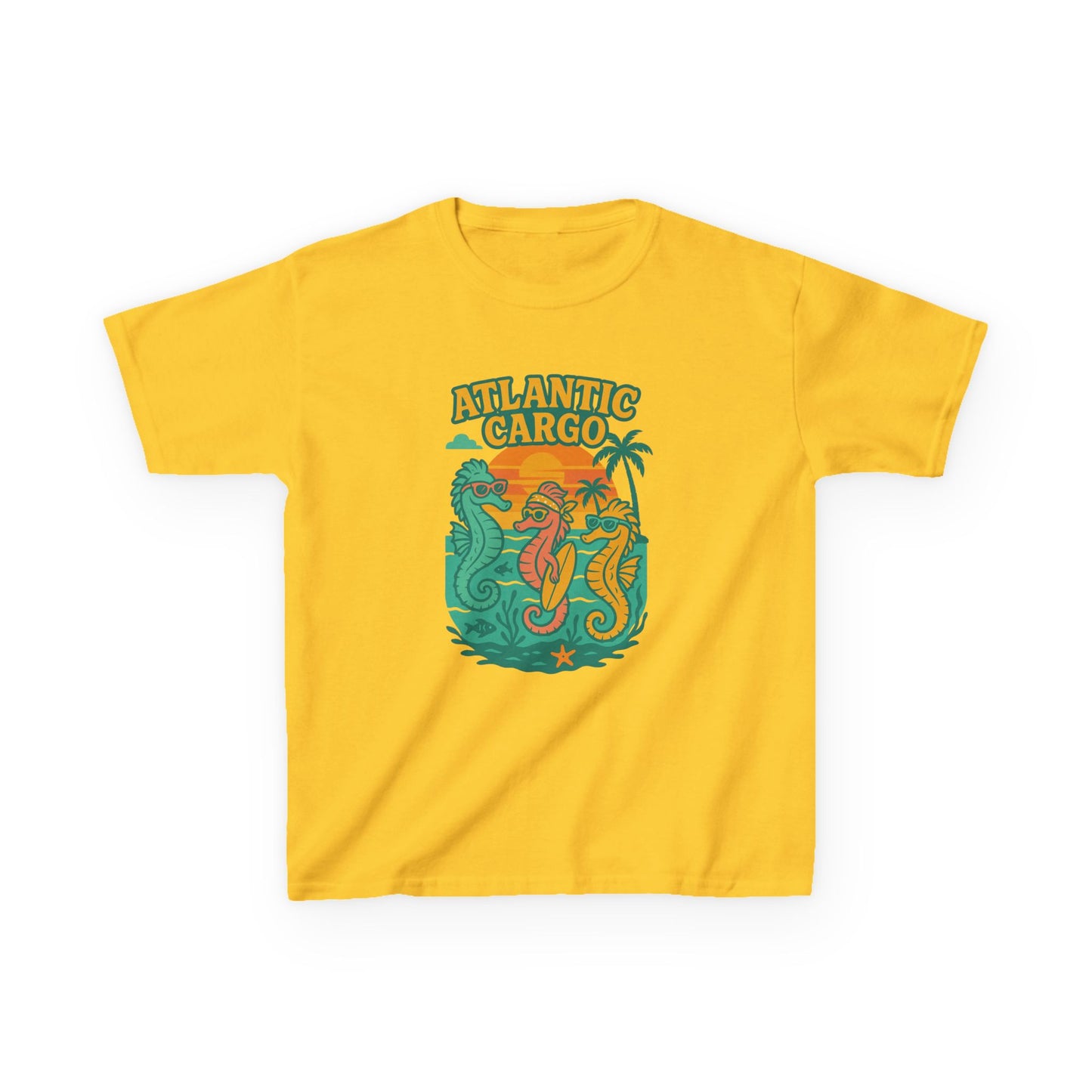 Kids T-Shirt - Atlantic Cargo Sea Horse Fun T-Shirt