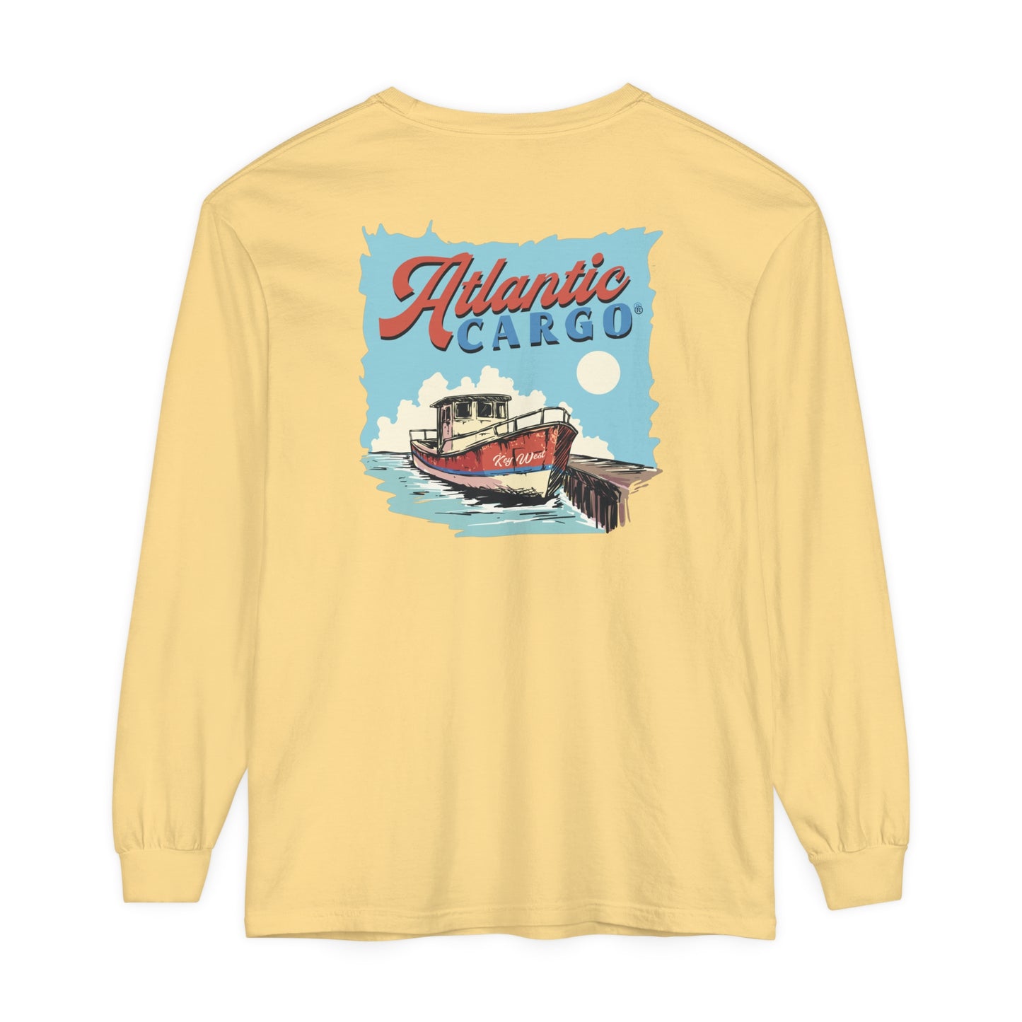 Atlantic Cargo Fishing Boat Long Sleeve Tee
