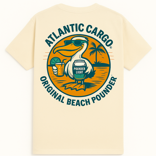 Atlantic Cargo® Original Beach Pounder™ — Pelican Tee